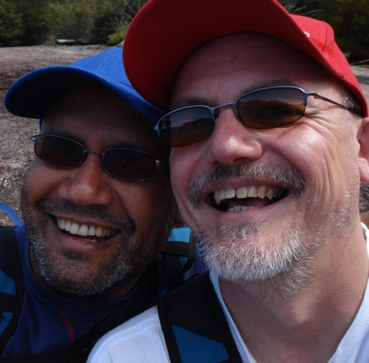 Warren and Kevin in Tasmania
