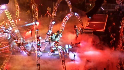 Our seats were far from the stage, but the atmosphere was electric!