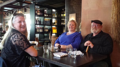 L-R, Nic, Lauren Marks and Max