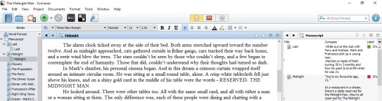 How my current manuscript looks on my screen